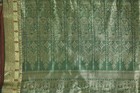 Fnc Vintage Brown Sarees Satin Silk Woven Brocade banarasi Zari Sari Fabric 5yd