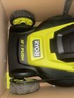 Ryobi 18v 16  Cordless Walk Behind Push Mower With  1  Battery   Charger