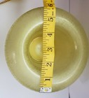 Vintage Vase Art Glass Rare Antique Collectible Studio Art Glass Yellow 