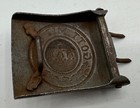 Ww1 Era Imperial German Gott Mit Uns Belt Buckle Crown Prussian Steel Original