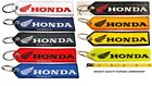 Honda Motorcycle Atv Sxs Outboard Double Sided Embroidered Keychain Key Tag Fob 
