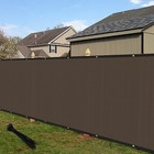 3ft Brown Privacy Fence Screen Heavy Duty 180gsm Mesh Net Cover Custom Length