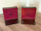 Vintage Hyde Park Mid-century Modern Bookends Copper Colored Letter  s 