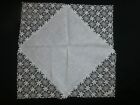 Vintage Nwt White Lace Corners Wedding Bridal Hanky Handkerchief