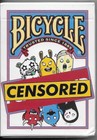 Bicycle Censored Playing Cards - Some Dings     Limited Edition - Sealed