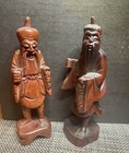 Vintage Asian Boxwood Carved Statue Figure