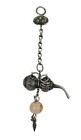 Antique Silver Chinese Gourd Snuff Bottle Pendant
