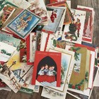 lot Of 20  1950s Christmas Cards Used Mixed Lot Scrapbook Decor Classic Art