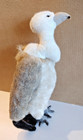 Steiff Gray white Plush Stuffed 18  Tall Vulture W  Button In Wing  Ean 505096