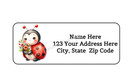 30 Adorable Ladybug Flowers Personalized Return Address Labels 1 In X 2 625 In
