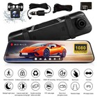 10  Hd 1080p Dual Lens Car Dvr Dash Cam Video Camera Recorder Rearview Mirror Us