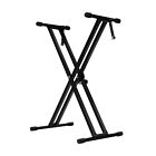 5core Adjustable Keyboard Stand Electric Piano X Brace Stand Metal Dual Tuberack