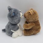 Feisty Pets Husky Dog Sammy Suckerpunch  Bear Plush 8    Evil Grin Toy  Read