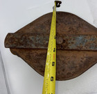 Primitive Industrial Hand Forged   Cast Iron Double Pulley Block   Tackle 17 
