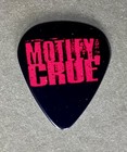    nice John Corabi Red On Black Official Motley Guitar Pick W printed Signature  