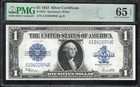 1923  1 Silver Certificate Pmg 65 Epq Fr 237 V02994