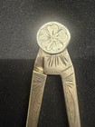 Antique Sterling Silver  Compass Drafting Tool  925 Engraved Buy Now Free Ship
