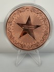 5 Oz  999 Fine Copper Round Baby Dragon Hatching Egg Colorized High Relief Coin