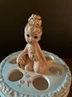 Vintage Josef Originals Angel Sprite Pixie Lipstick Holder Japan -damaged