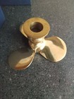 Brass Boat Propeller Candleholder By West Marine Gift Box Included Nautical Deco