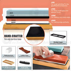Knife Sharpening Stone Includes 4 Side Grit 400 1000 3000 8000 Whetstone Kitchen