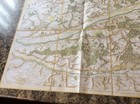 18th Century French Map Of The Loire Large Detailed Coloured