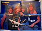 Megadeth   Van Halen 2 Sided Poster  Great Images   1980 s  16  X 21   Rare  