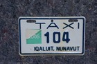2005 Iqaluit - Nunavut License Plate Taxi   104