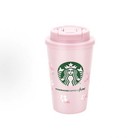 New Starbucks Pink Sakura 12oz Stainless Steel Cold Cup W  Double-spout Gift