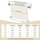 Aoodor Outdoor Solar Fabric Roller Shad 5  Openness Cordless Sun Roll Up Shade