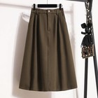 2026 Autumn Winter Simple Loose Female Skirts Plus Size A-line Women s Skirt Hig