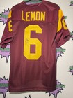 Makai Lemon Signed Usc Trojans  Football Jersey  proof  Biletnikoff