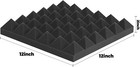 12 96pack 12 x12 x2  Pyramid Acoustic Foam Panel Studio Soundproof Wall Tile