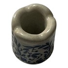 Vintage Porcelain Mini Blue Floral Candle Holder Made In Germany Free Shipping