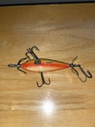 Antique Rare Heddon Dowagiac 100 Fishing Lure  Wooden 3 Hooks