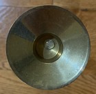 Vtg Large Brass Tall Candle Holder Hollywood Regency 15    Tall