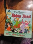 Walt Disney Robin Hood - Book   Record - 1973 -  365 - 24 Color Pages
