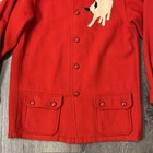 Vintage 60s Boy Scouts Of America Red Wool Shirt Jacket Men Medium Philmont Bull