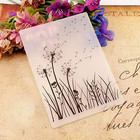 Welcome To Joyful Home 1pc Dandelion Background Embossing Folder For Card Making