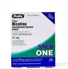 1 Pack-rugby Clear Nicotine 21mg Transdermal System Patch Step Exp 06 2027
