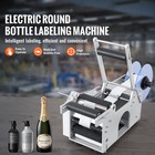 Electric Labeling Machine Semi-automatic Round Bottle Labeler 20-50pcs min
