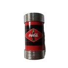 Coca Cola Pepper Shaker Chrome Diamond Logo Red   Black
