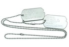 Mash Benjamin  hawkeye  Pierce Stainless Steel Military Wwii Style Dog Tags Prop