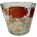 Vintage Jeannette Cocktail Ice Bucket 6    Barware Red   Gold Mcm Free Shipping