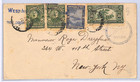 Haiti Air Mail 1928 Cover First Flight Usa New York Port-au-prince Wiae Wd111