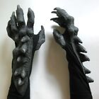 Black Dragon Claws Hands Adult Halloween Costume Gloves