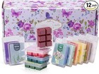 Scented Soy Wax Melts - Set Of 12 Assorted 2 5oz Wax Cubes tarts - Bulk Value Ho