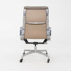 1973 Herman Miller Eames Executive Soft Pad Aluminum Group Desk Chair In Grey