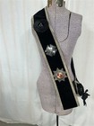 Masonic Freemasonry Sash Velvet W  Emblems Original Antique Ames Sword Co