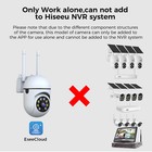 1 4pcs Hiseeu 1080p Outdoor Home Wireless Security Camera Wifi Camera 2way Audio